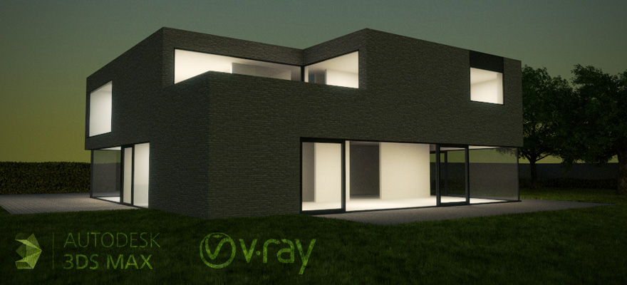Exterior lighting in Vray - tutorial